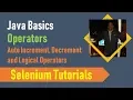 5A Java Basics for Selenium - Java Operators