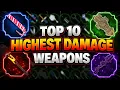 TOP 10 HIGHEST DAMAGE Weapons In Shindo life Shindo Life Weapon Tier List