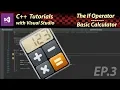 WORKSHOP The IF operator Basic calculator float variables - Basics of C EP 3