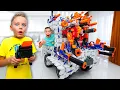 Download Lagu My Brother Built the Biggest NERF Blaster Buggy😮