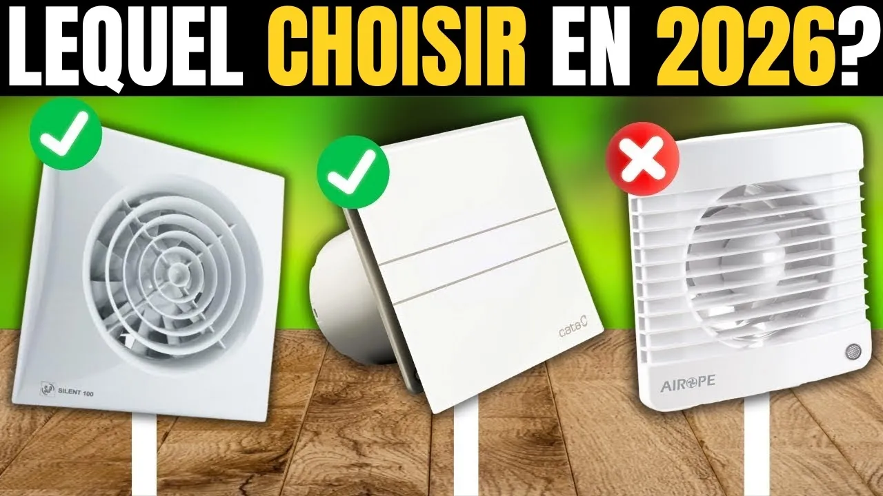 Comparer les extracteurs d’air de salle de bains