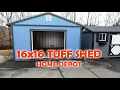 16x16 GARAGE TUFF SHED HOME DEPOT INVENTORY DISPLAY 2024