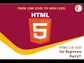 HTML5 Tutorial For Beginners Full Course JavaScript Window object properties Part 27