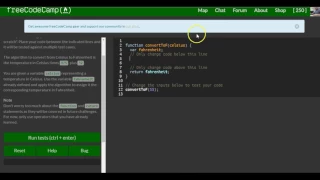Convert Celsius to Fahrenheit freeCodeCamp Basic Javascript