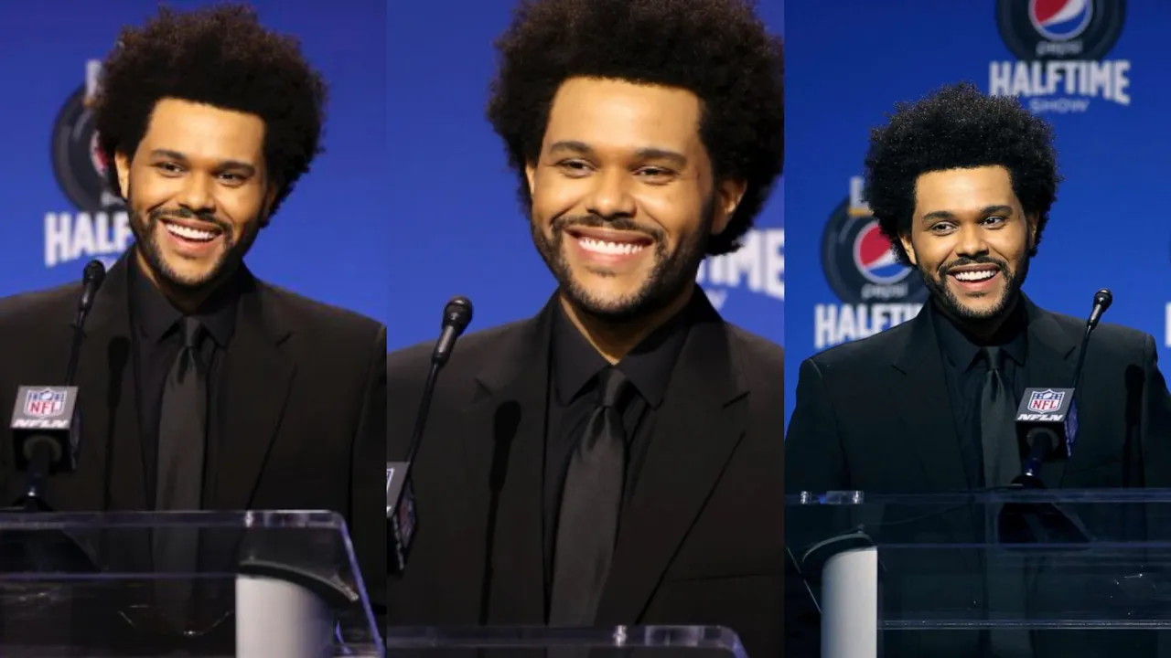 The Weeknd Super Bowl LV Press Conference Behind The Scenes