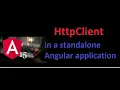 HttpClient in standalone Angular application How to use Services in standalone Angular application