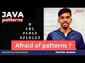 Patterns in java Computer Class 10 ICSE ISC Java Programming