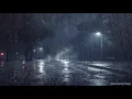 Overcame insomnia in 3 minutes in heavy rain and strong wind on a deserted road in park #2