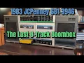 The Last Boombox with an 8-Track - 1983 JCPenney Model 681-3946