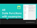 All the Date Functions explained with examples Tableau Tutorial Tech Talk with Niket