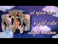 3D open box split cube alight motion