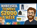 What Sold On eBay and Poshmark to Make Over $2000 a Week