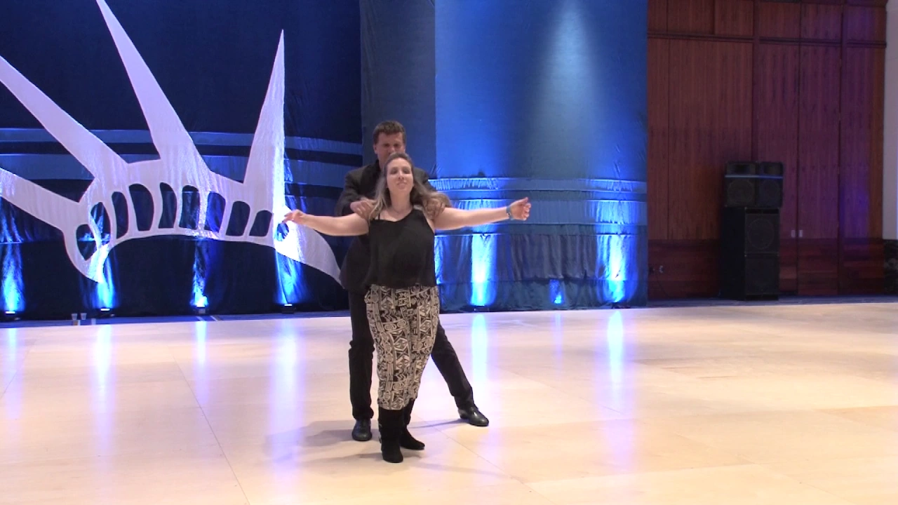 Liberty Swing 2017 Pro Am Spotlight Niki Kaplan with Tybaldt Ulrich