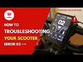 How to fix Electric Scooter Error 02 easily Kaabo