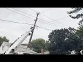 Car strikes utility pole in Sioux City causing temporary power outage