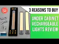 MCGOR Under Cabinet Rechargeable Lights REVIEW