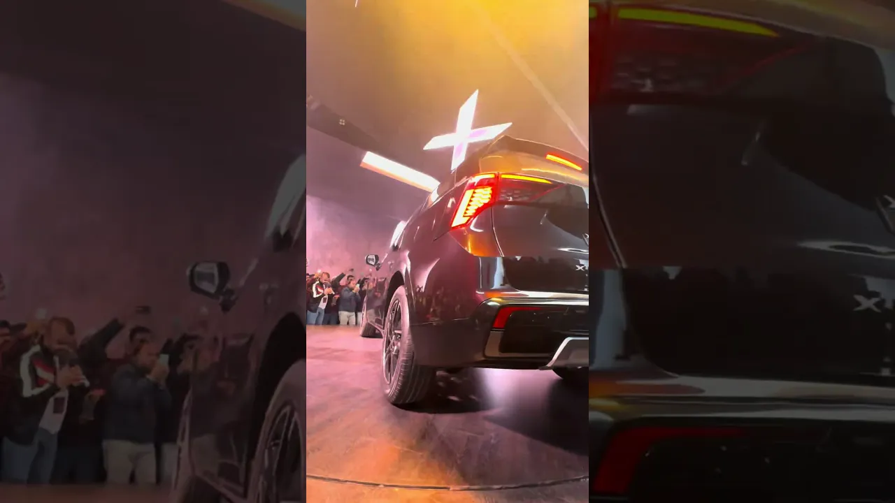 New Mahindra 7XO exteriors, no sound video
