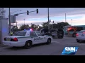 SNN Bradenton accident leaves car flipped on its side