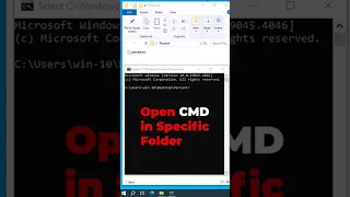 Open CMD In Specific Folder The Easiest Way To Open Command Prompt In Specific Folder Cmd 