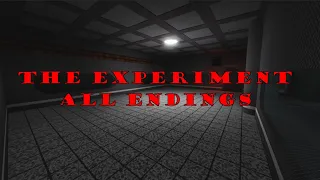 Roblox The Experiment All Endings Outdated