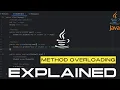 Method Overloading in Java 2025