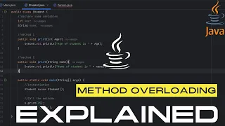Method Overloading in Java 2025