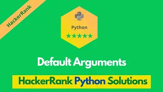 HackerRank Default Arguments problem solution in Python Python solutions Programmingoneonone