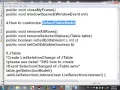 JAVA SH6 how to Customize DefaultTableModel