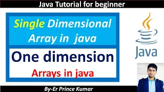 One Dimensional Array in Java Single Dimensional Array in Java