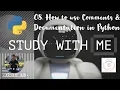 08 How to comment and Documentation in Python Python Tutorial By Arihant Jain