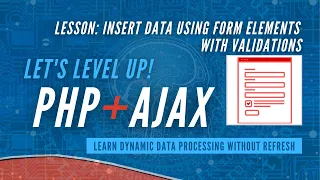 Insert Data using Form Elements with Validation Dynamic Data Processing PHP and Ajax Tutorial