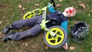 Download Epic Bike Crash - Tommy's balance bike FAIL! MP3