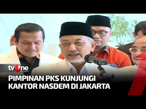 Presiden dan Elit PKS Sambangi Kantor Nasdem