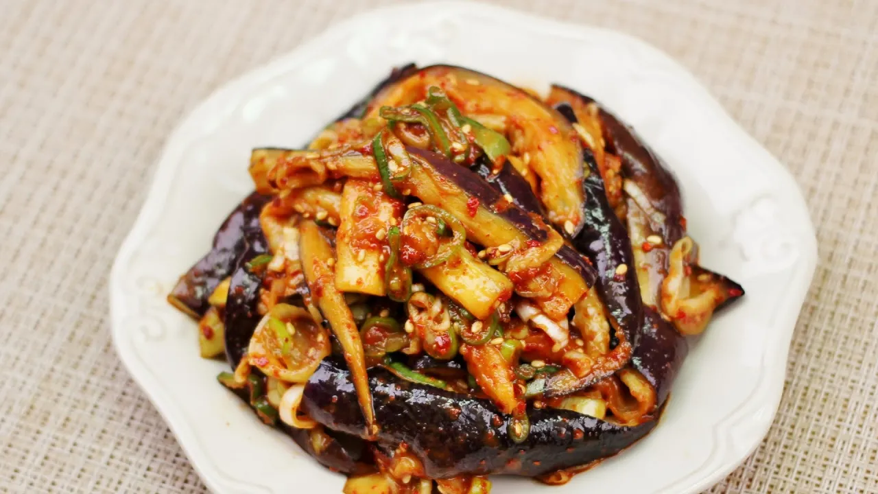  Seasoned Eggplant Side Dish