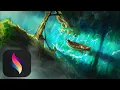 Procreate DREAMS Animation water effects