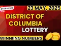 District of Columbia Midday Lottery Results For - 23 May 2025