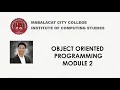 Object Oriented Programming Module 2