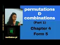 Download Lagu PERMUTATIONS PART 1 | ADD MATHS KSSM FORM 5