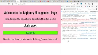 Tables and the Bigquery API Python SDK
