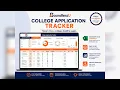 College Application Tracker Walkthrough How to Stay Organized BoundlessU Application Tracker Demo