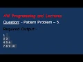 Pattern Problem 5