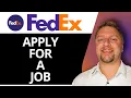 How to Apply for a FedEx Job FedEx Tutorial 2026