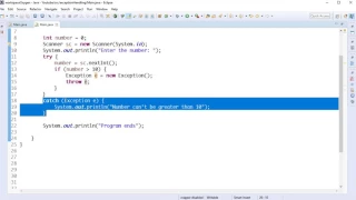 Java Exception Handling 7 - make your own Exception Bangla