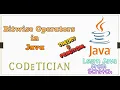 Tutorial 9 - Operators in Java Bitwise Operators How to use Bitwise operators in Java