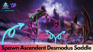 Ascendant and primitive desmodus Saddle Spawn Command Ark Survival Ascended