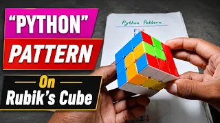 Rubik s Cube Python Pattern Tutorial Amazing Python Pattern in 1 Minute Cubeexpert64