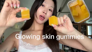 healthy gummies, 4 steps | 해외에서 난리난 먹는 보톡스 젤리 🍊