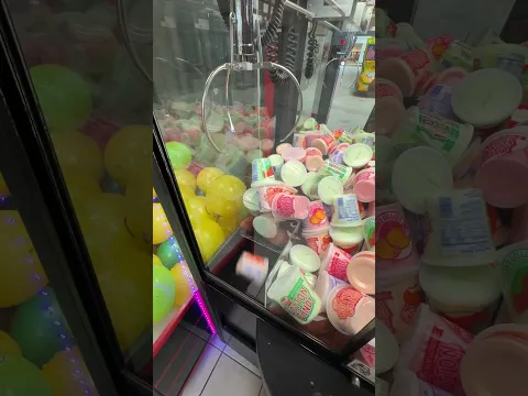 I Found This CLAW MACHINE WITH COTTON CANDY!!