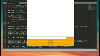 how to make GUI with python todo app PART 2 tkinter tutorial