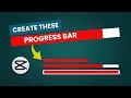 TOP 3 PROGRESS BARS IN CAPCUT PC VERY EASY STEPS